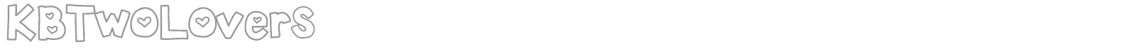 KBTwoLovers font preview