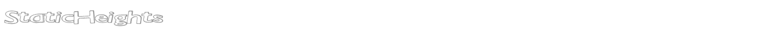 StaticHeights font preview