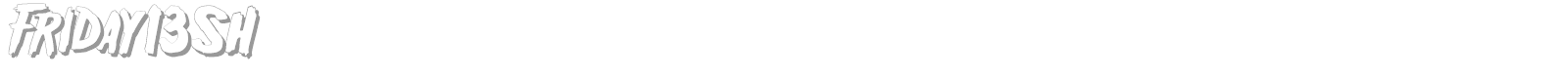 Friday13SH font preview