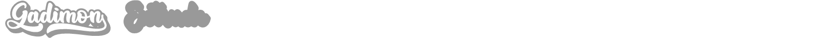 Gadimon font preview