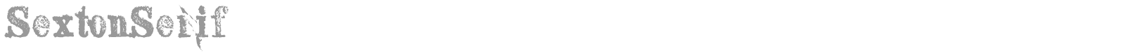 Sexton Serif font preview