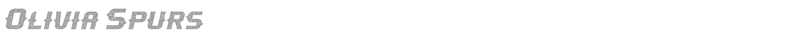 Olivia Spurs font preview