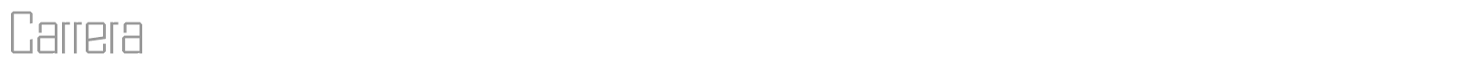 Carrera font preview