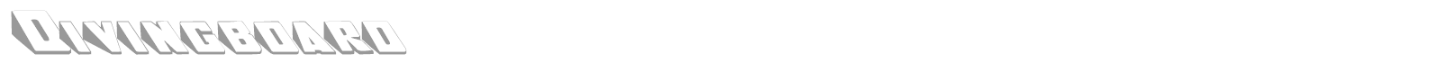 Divingboard font preview