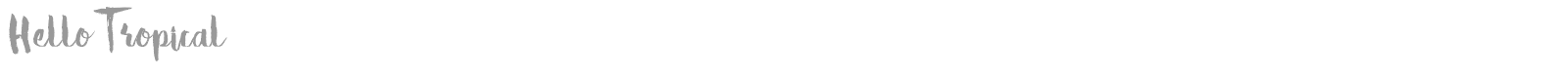 Hello Tropical font preview