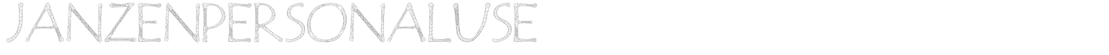 Janzen font preview