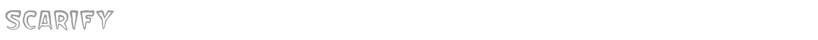 Scarify font preview
