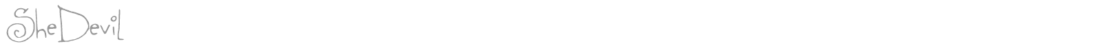 She Devil font preview