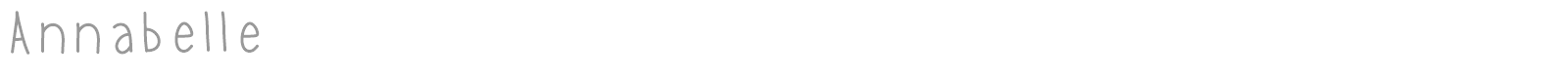 Annabelle font preview