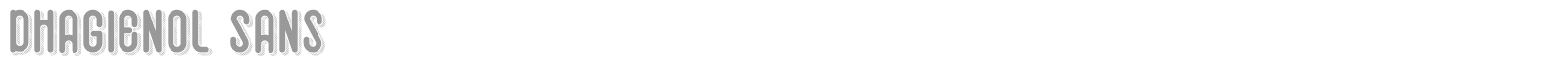 Dhagienol Sans font preview