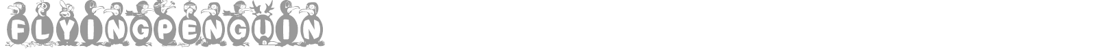 FlyingPenguin font preview