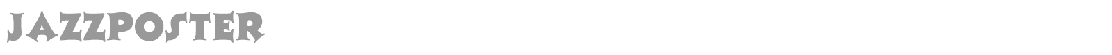 JazzPoster font preview