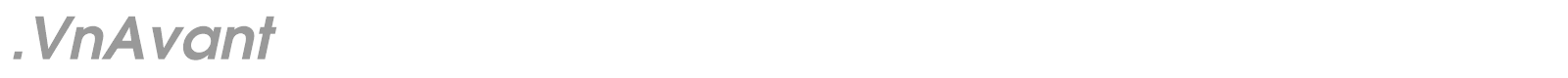 Font .VnAvantH