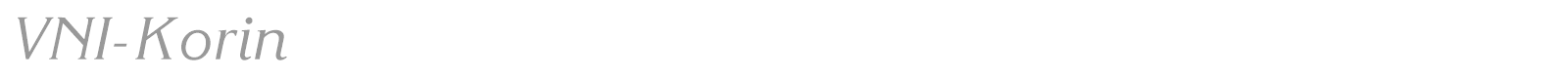 Font VNI-Korin