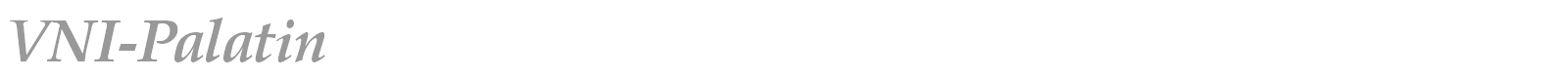 Font VNI-Palatin