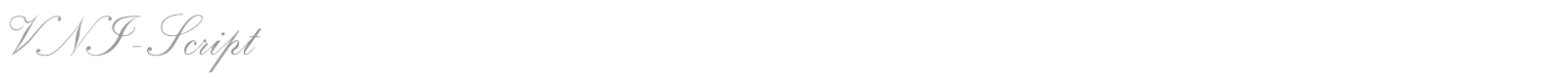 Font VNI-Script