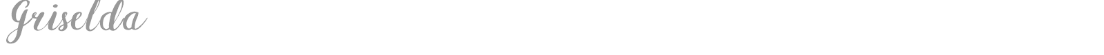 Griselda font preview