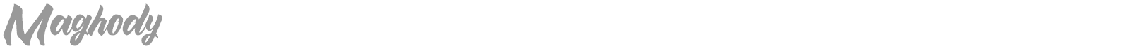 Maghody font preview