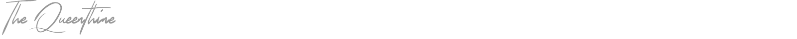 The Queenthine font preview