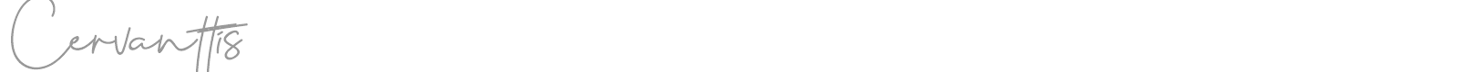 Cervanttis font preview