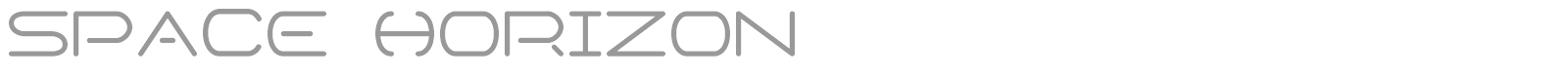 Space Horizon font preview