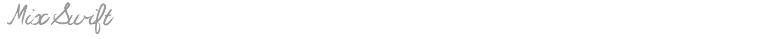 Mix Swift font preview