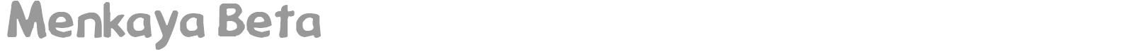 Menkaya font preview