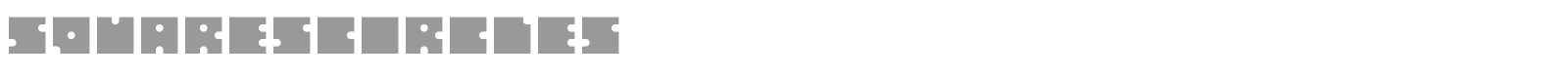 Squares Circles font preview