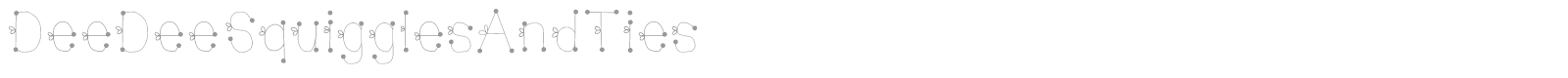 DeeDeeSquigglesAndTies font preview