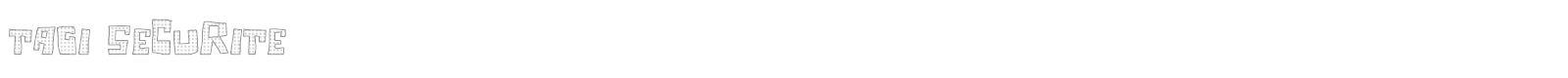 Tagi Securite font preview