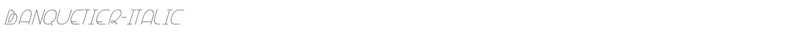 Banquetier font preview
