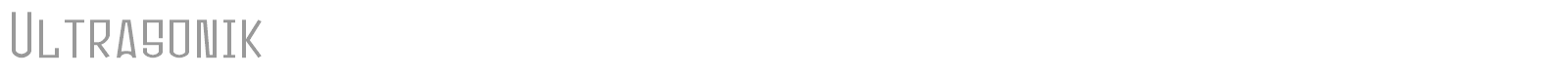 Ultrasonik font preview