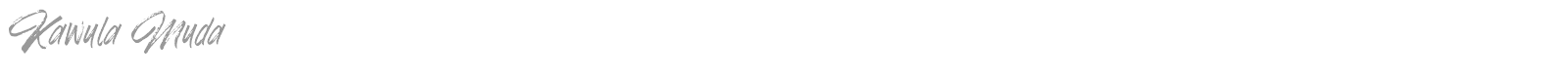 Kawula Muda font preview