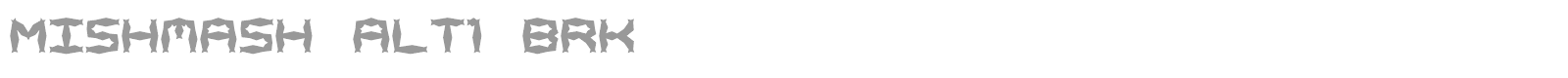 Mishmash font preview