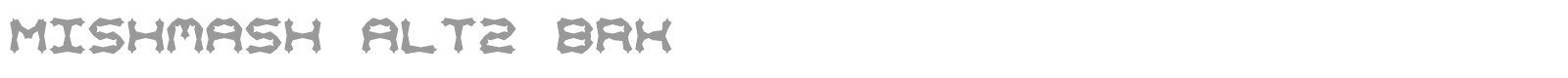 Mishmash font preview
