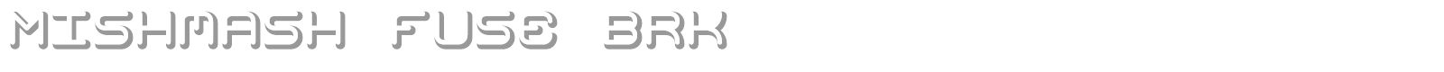 Mishmash font preview