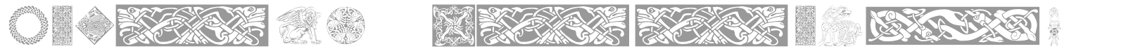 Font Celtic Patterns