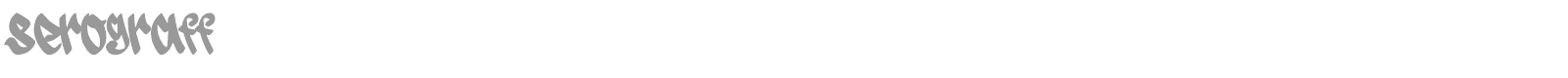 SeroGraff font preview