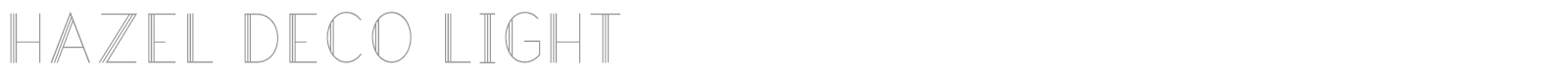 Hazel Deco font preview