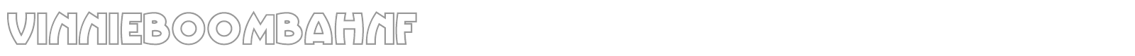 Vinnie Boom Bah NF font preview