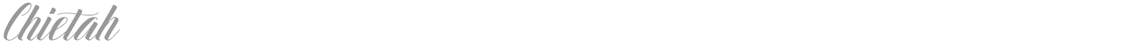 Chietah font preview