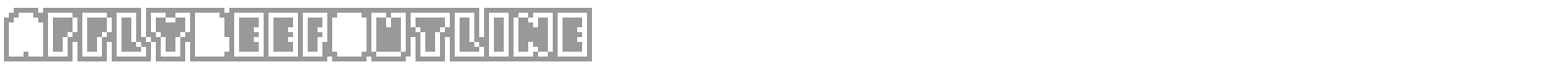 Apply Beef font preview
