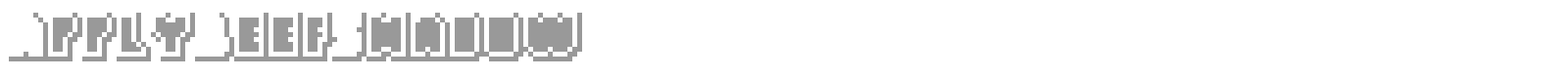 Apply Beef font preview