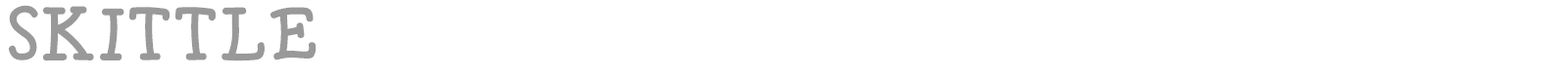 Skittle font preview
