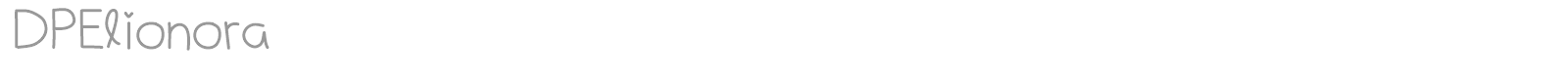 DP Elionora font preview