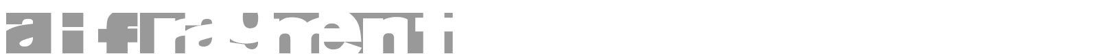 AI Fragment font preview