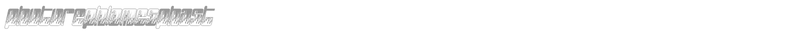 Phuture Phlames Phast font preview