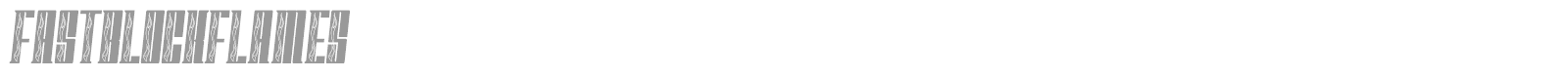 Fast Block Flames font preview