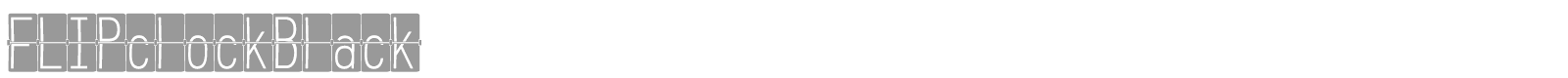 Flip Clock font preview