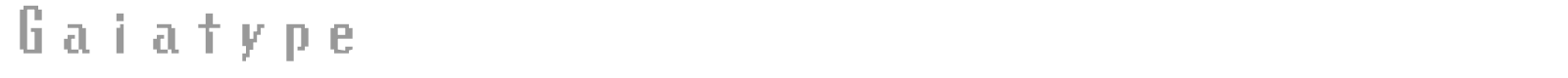 Gaiatype font preview